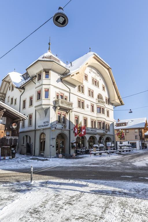 Hotel Landhaus Saanen Bagian luar foto